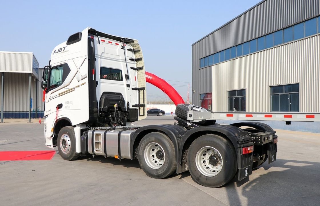 SHACMAN X6000 6x4 ম্যানুয়াল ট্রান্সমিশন ট্র্যাক্টর ট্রাক 500HP ভারী দায়িত্ব 4x2 কামিন্স ইঞ্জিন