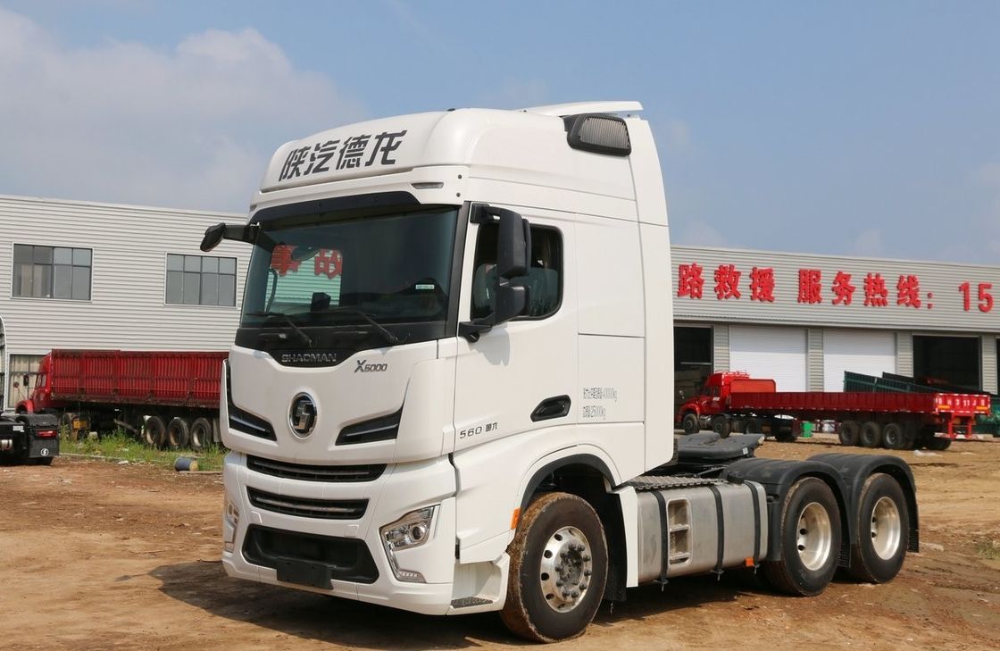 Νέα Προϊόντα Shacman 4*2 6*4 X6000 Ανωτάτης Ποιότητας 430hp Νέο Μεταφορικό Εμπορικό Τρακτέρ