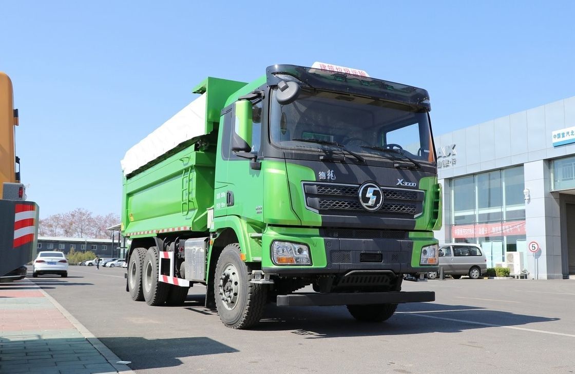 Heavy Duty Shacman Truck X3000 Dump Truck 6x4 10 bánh 380hp Shacman Dump Truck