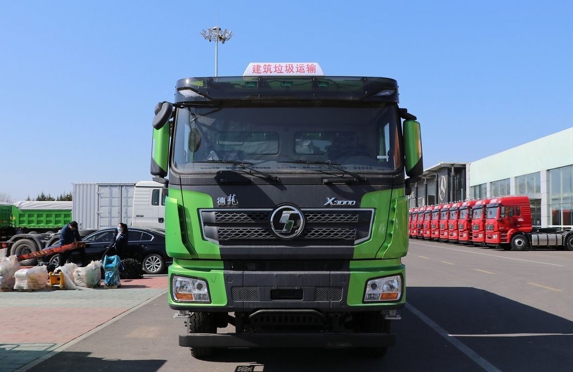 Heavy Duty Shacman Truck X3000 Dump Truck 6x4 10 bánh 380hp Shacman Dump Truck