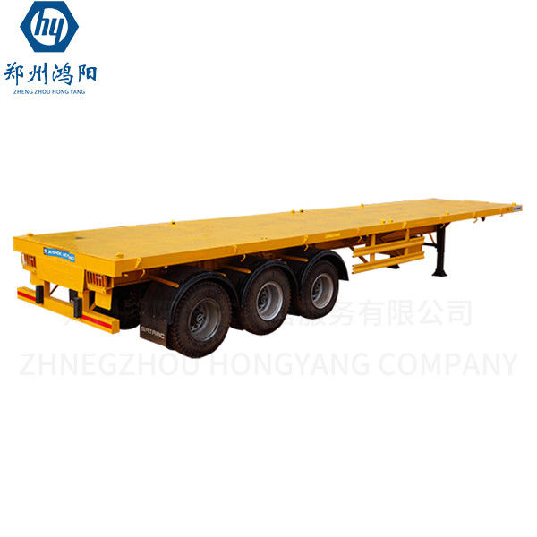 80t Removable Lowboy Flatbed Trailer Flatbed Container Excavator Transport Lowbed Truck Trailer