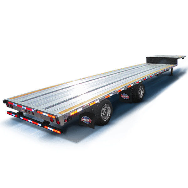 80t Removable Lowboy Flatbed Trailer Flatbed Container Excavator Transport Lowbed Truck Trailer