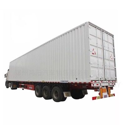 新型3軸バン型重用用車用箱 半トレーラー 長距離物流輸送トレーラー 販売