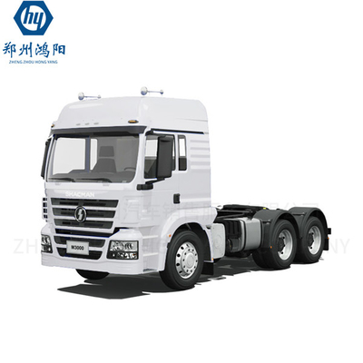 Heavy duty shacman M3000 6x4 truk traktor 10Wheels Euro2 3 420Hp Kepala truk traktor