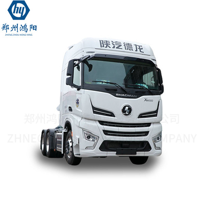 4X2 chinês pesado X6000 Shacman Trator caminhão manual de ar condicionado equipado