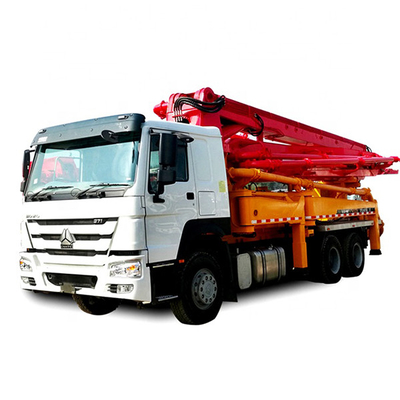 Memaksimalkan Efisiensi Konstruksi Anda dengan truk pompa beton kami 28m sampai 65m panjang