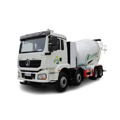 Shacman Brandnew truk berat truk pengaduk beton tugas berat mesin Cummins di dalam