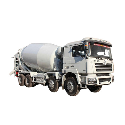 Chất liệu bền Shacman WEICHAI Xe tải trộn xi măng với động cơ Cummins Trộn bê tông xe tải nặng