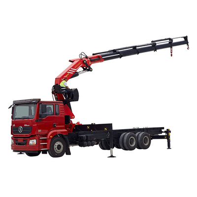 Shacman 8X4 6x4 Crane Straight Mounted Crane Truck Crane Truck Untuk semua kebutuhan transportasi Anda
