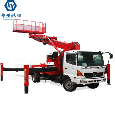 18 Meter Aerial Work Platform Truk Operasi Ketinggian Tinggi Truk Penjualan