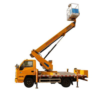 16m 18m Teleskopik yang dapat ditarik Self-propelled Articulated Cherry Picker Spider Boom Lift Platform Kerja Udara