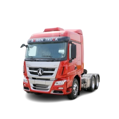 Kaki Kiri Mengemudi 4x2 Beiben Traktor Truk Truk konstruksi berat yang sempurna 6X4 Truk