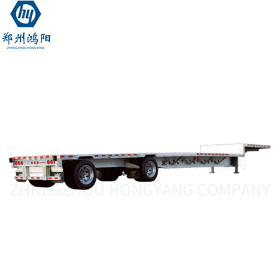Serbaguna 80t removable flat bed peralatan trailer untuk excavators dan mesin berat