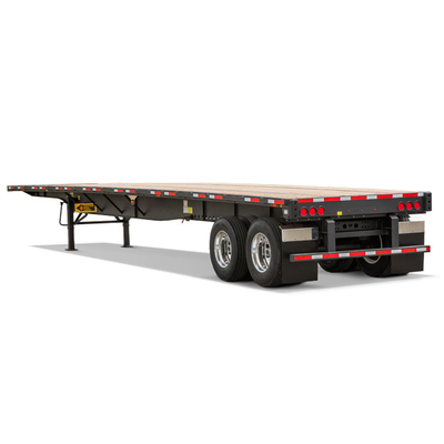 Trailer lowbed removable berkapasitas tinggi 80t ideal untuk transportasi kontainer flatbed