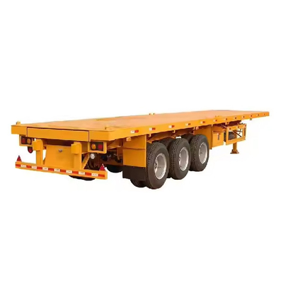 Container Transport Truck Trailer 3 Axles 20ft 40ft Steel King Pin Skeleton Chassis Semi Truck Trailer Untuk Dijual
