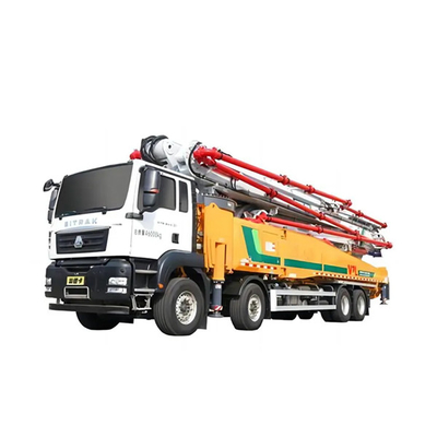 28m-65m Tinggi Beton Pump Truck Untuk Beton Precision Tuang