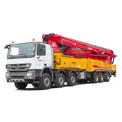 240-470 tenaga kuda truk pompa beton tinggi untuk beton tepat tuang dengan 28-65m lengan