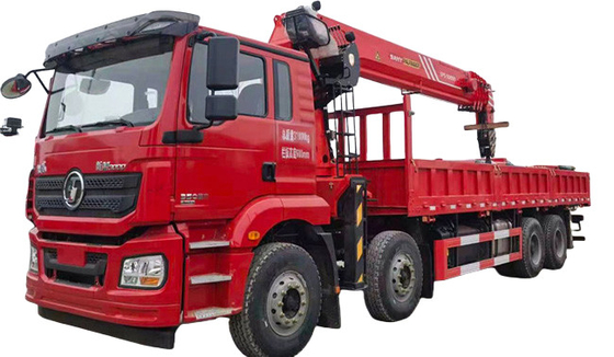 Shacman 12 Ton 14 Ton 16 Ton Telescopic Boom Truck Mounted Crane