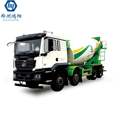 Cement Concrete Mixer Truck For Machinery Shacman Chassis 12 Cubic