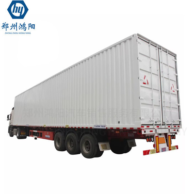 Pabrik Direct Sales 3 Axles 40 FT Box, Reefer Dry Van Semi Trailer Van Truck Trailer