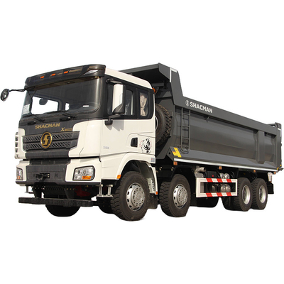 SHACMAN Dump Truck X3000 16T MAN Dua Tingkat Axle belakang 5.92 Gear Rasio 14/14/12 Spring Daun Untuk Dijual