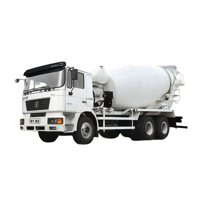 Shacman Chassis Truk pengaduk beton 6*4 Industri konstruksi 10 Roda Truk pengaduk semen 12 Cbm