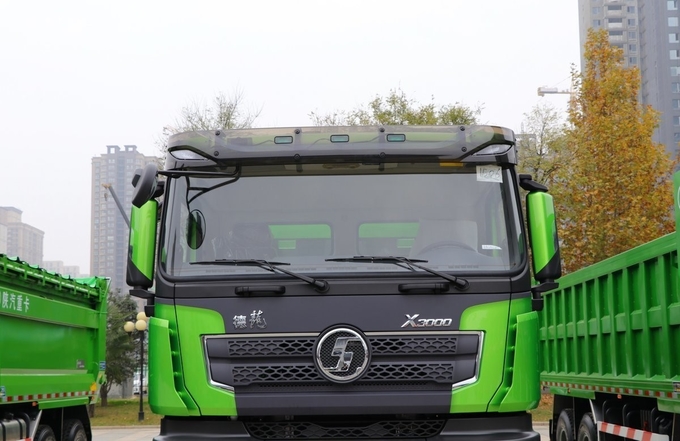 Caminhão Shacman Dump 400ph EuroV poderoso e durável para ambientes de mineração 1