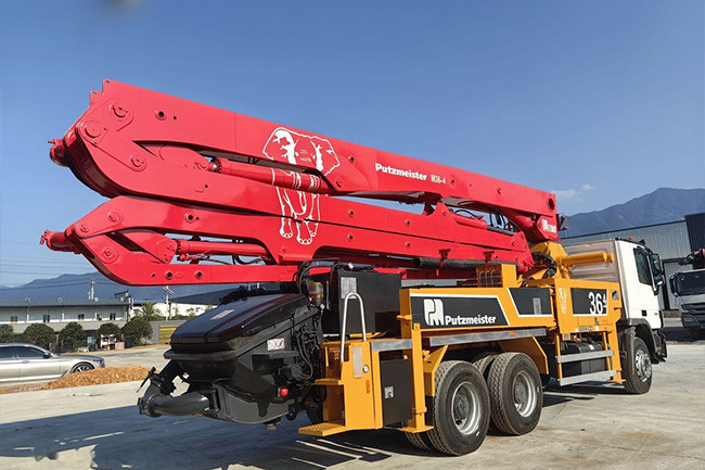 Práctico e operacional com uma alta configuração de 52m 56m 48m 46m 38m camiões de bomba 0